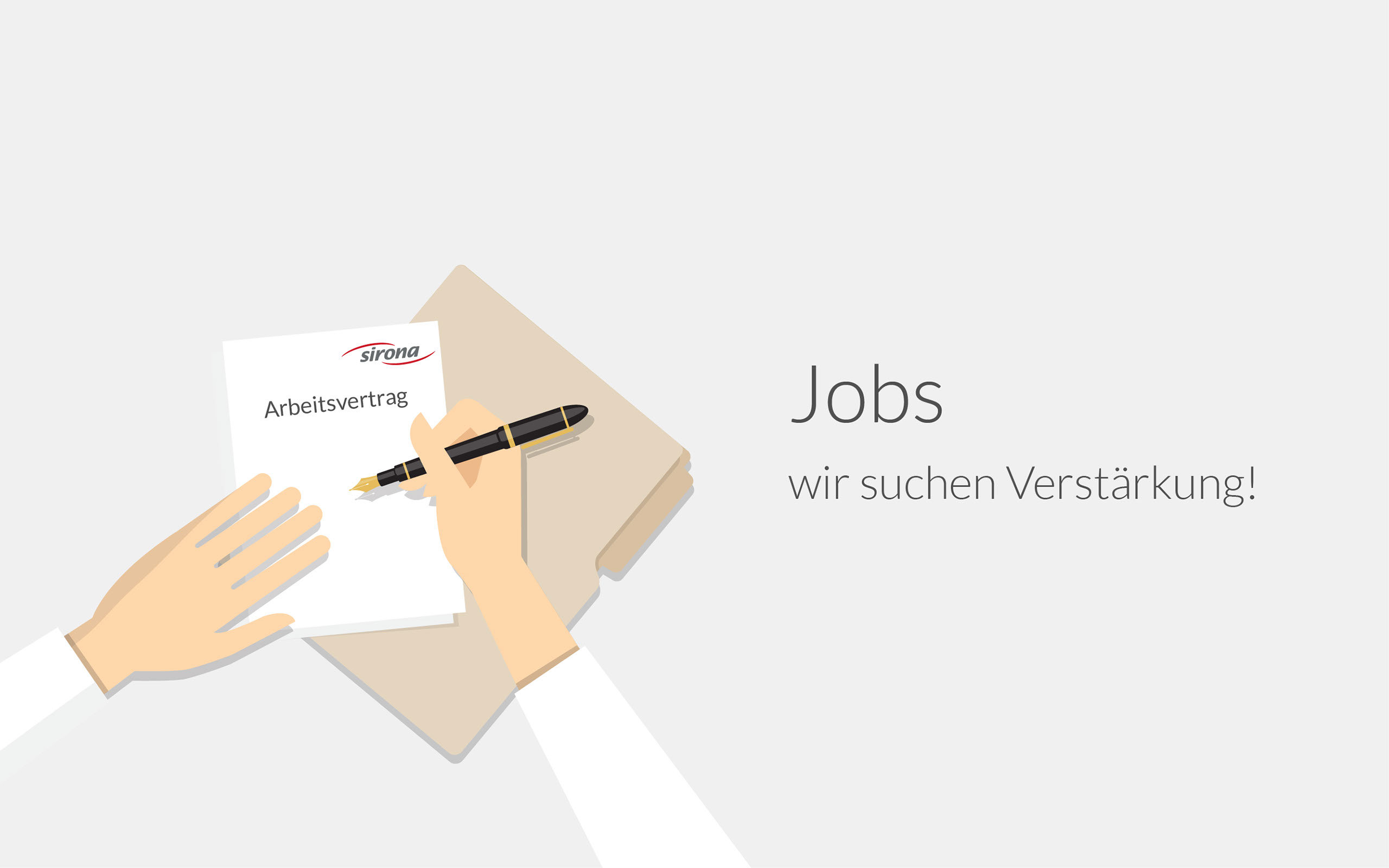 Wir suchen Verstärkung für unser Team.